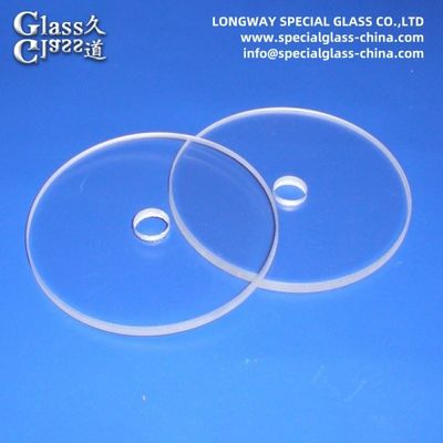 Fused Silica Optical Glass Borosilicate Glass Wafer Disc Lenses