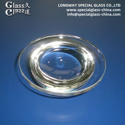 Optical Borosilicate Glass 3.3 Led Lenses For Industrial Mining Lamp Lens