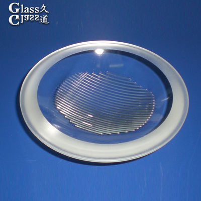 Polished Surface Optical bosilicate Glass High bay Light Lenses