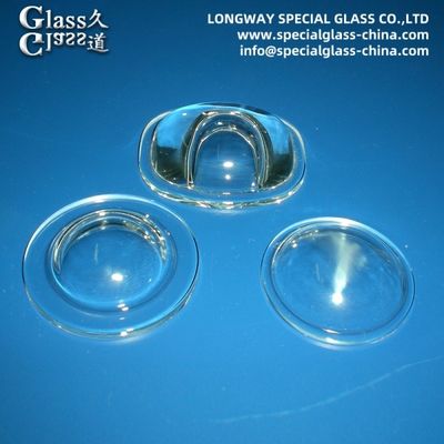 Polishing Borosilicate Glass Cover Lenses For Tunnel Lamp Lens