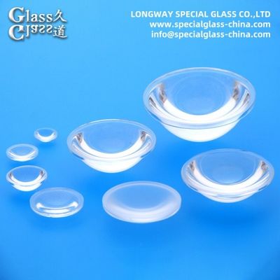 Optical Borosilicate Glass Led cover Lenses For Flashlight Lens