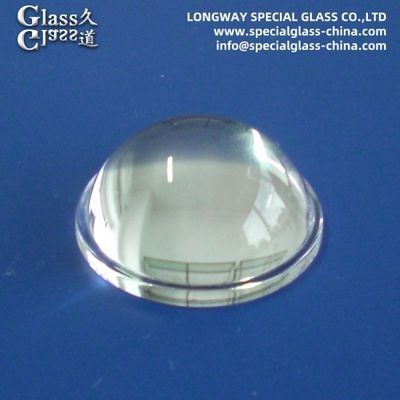 Optically polishing Glass Led Lens From Borosilicate Glass For Spotlight Lens