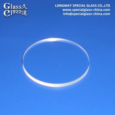Bk-7 Optical Glass Round Flat Window Lenses For Electronic Instruments