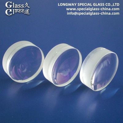 AR Coated Optical Glass Glued Cemented Lenses For Collimator And Polarized Lenses