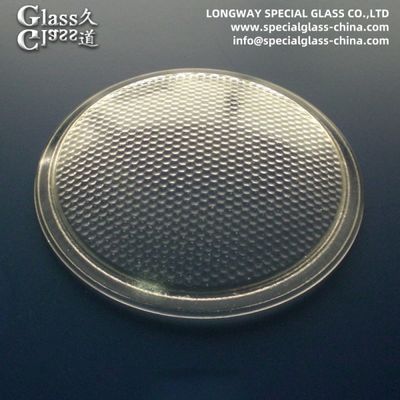 Resisting High Temperature Borosilicate Glass cover Lenses For Light Lamp Cover Lens