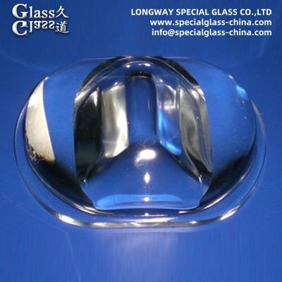 Street Light Cob Led Glass Lenses From Borosilicate Glass 3.3