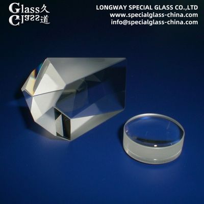 Bk7 Fused Silica Optical Prism Lens For Camera And Imaging System