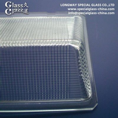Pressed Borosilicate Glass Lamp Cover For Industrial Llight Lens