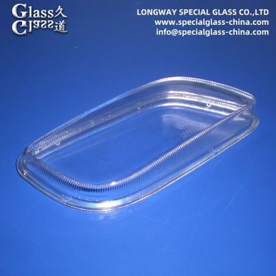 Casting Molded Soda Lime Glass Cover For Headlight Lamp Lens
