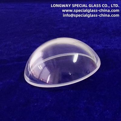 Optical Glass Dome Lens For Observation And  Suveillance System