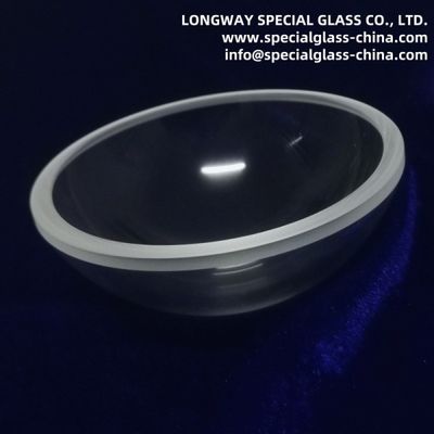 Optical Glass Dome Lens For Observation And  Suveillance System