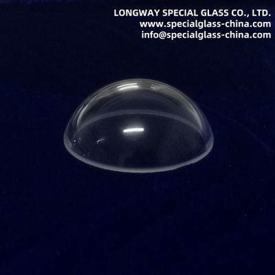 Transparent Optical Glass Dome Lens For Security Camera , Microscope , Telescope