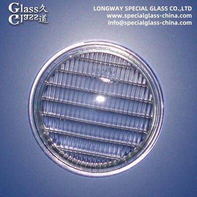 Textured Soda Lime Glass Shade For Diffuse Light Lamp Cover