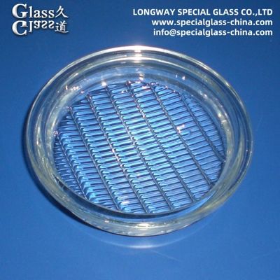 Textured Soda Lime Glass Shade For Diffuse Light Lamp Cover