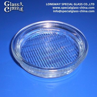 Hight transparent Molding Glass Light Cover Lenses From Soda Lime Glass