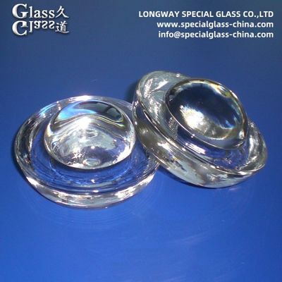 Pressed Borosilicate Glass Road Stud With Reflective Surface