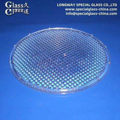 Pressed Borosilicate Glass Cover Lenses For Spotlight And Diffuse Light