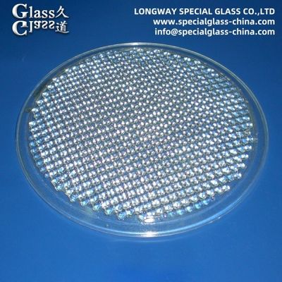 Pressed Borosilicate Glass Cover Lenses For Spotlight And Diffuse Light