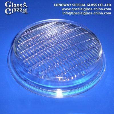 Molded Borosilicate Glass Lamp Cover Lens For Swimming Pool Light lens