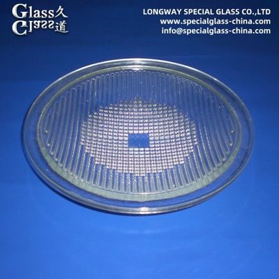 Pressed Boroslicate Glass lamp shade Cover For Led Street Light