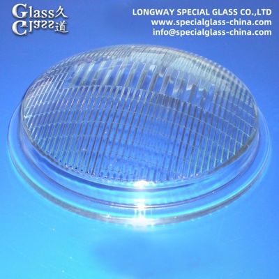 Pressed Outdoor Light Glass Lamp Cover From Borosilicate Glass