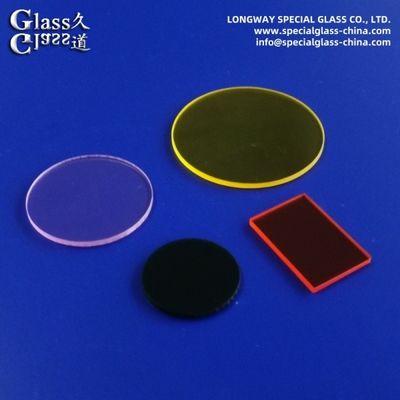Optical Color Glass Filter Lens Ir Lens Uv Lens For Laser Technology