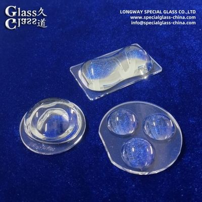 Heat-Shock Resistant Pyrex Glass Lens For Spotlight And Diffusing Lighting