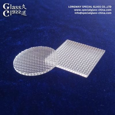 Durable Borosilicate Glass Spread Lens For Industrial Lighting Fixtures