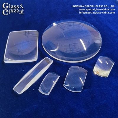 Large Diameter Optical Borosilicate Magnifying Glass For Wide-Area Led Illumination