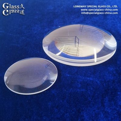 Large Diameter Optical Borosilicate Magnifying Glass For Wide-Area Led Illumination