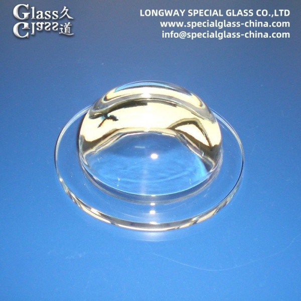 Optical Borosilicate Glass 3.3 Led Lenses For Industrial Mining Lamp Lens