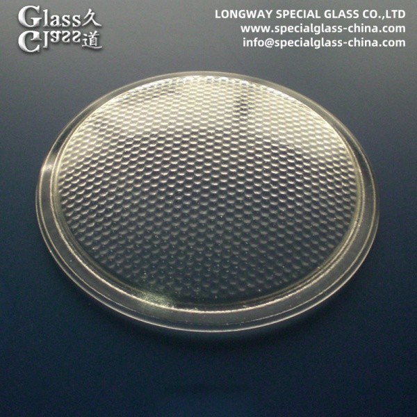 Resisting High Temperature Borosilicate Glass cover Lenses For Light Lamp Cover Lens