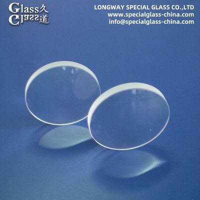 Fused Silica Optical Glass Bi Convex Glass Lenses For Photography Or Magnifier