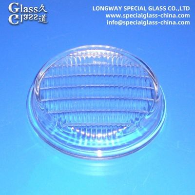 Hight transparent Molding Glass Light Cover Lenses From Soda Lime Glass
