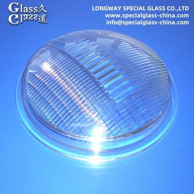 Pressed Outdoor Light Glass Lamp Cover From Borosilicate Glass